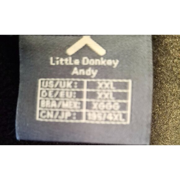 Little Donkey Andy Mens Quilted Insulated Outdoor Puffer Vest XXL Blue/Orange - Picture 3 of 11